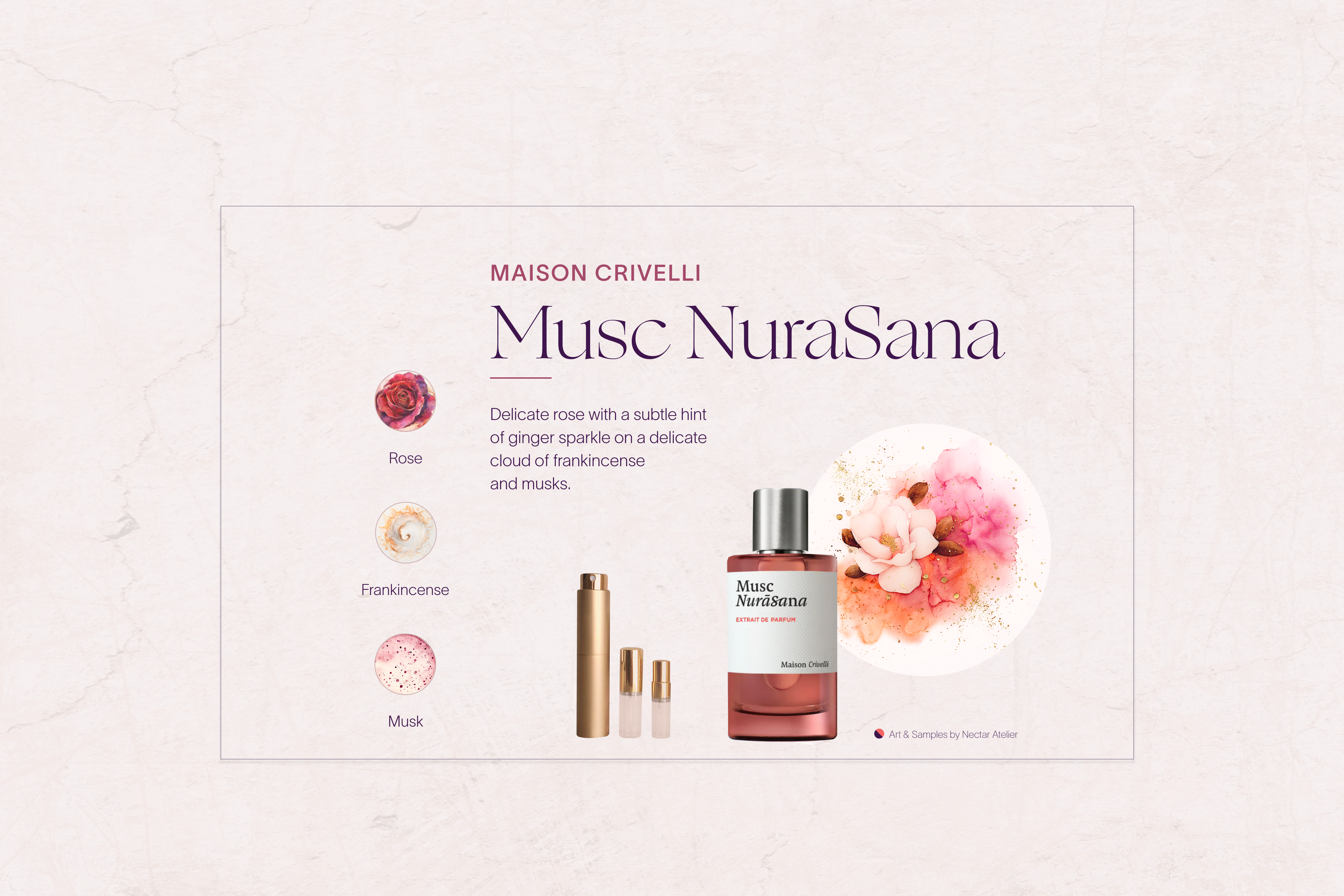 Musc NuraSana Maison Crivelli | 1ml - 5ml Samples