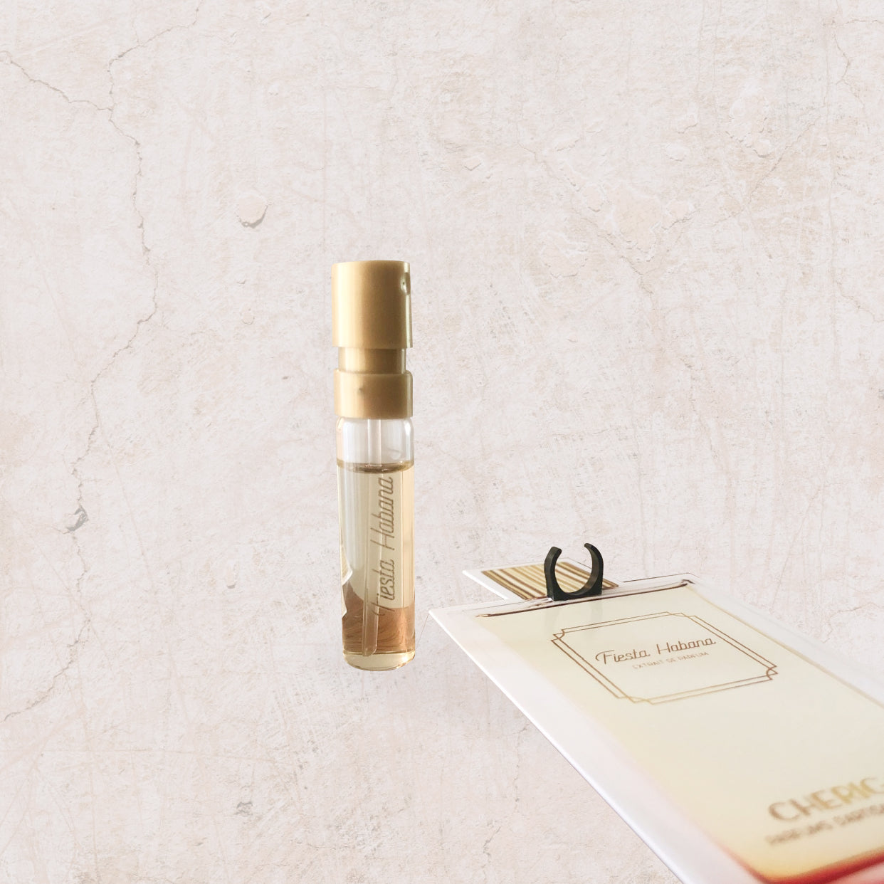 Cherigan Fiesta Habana, 1.2ml Official Sample | Card