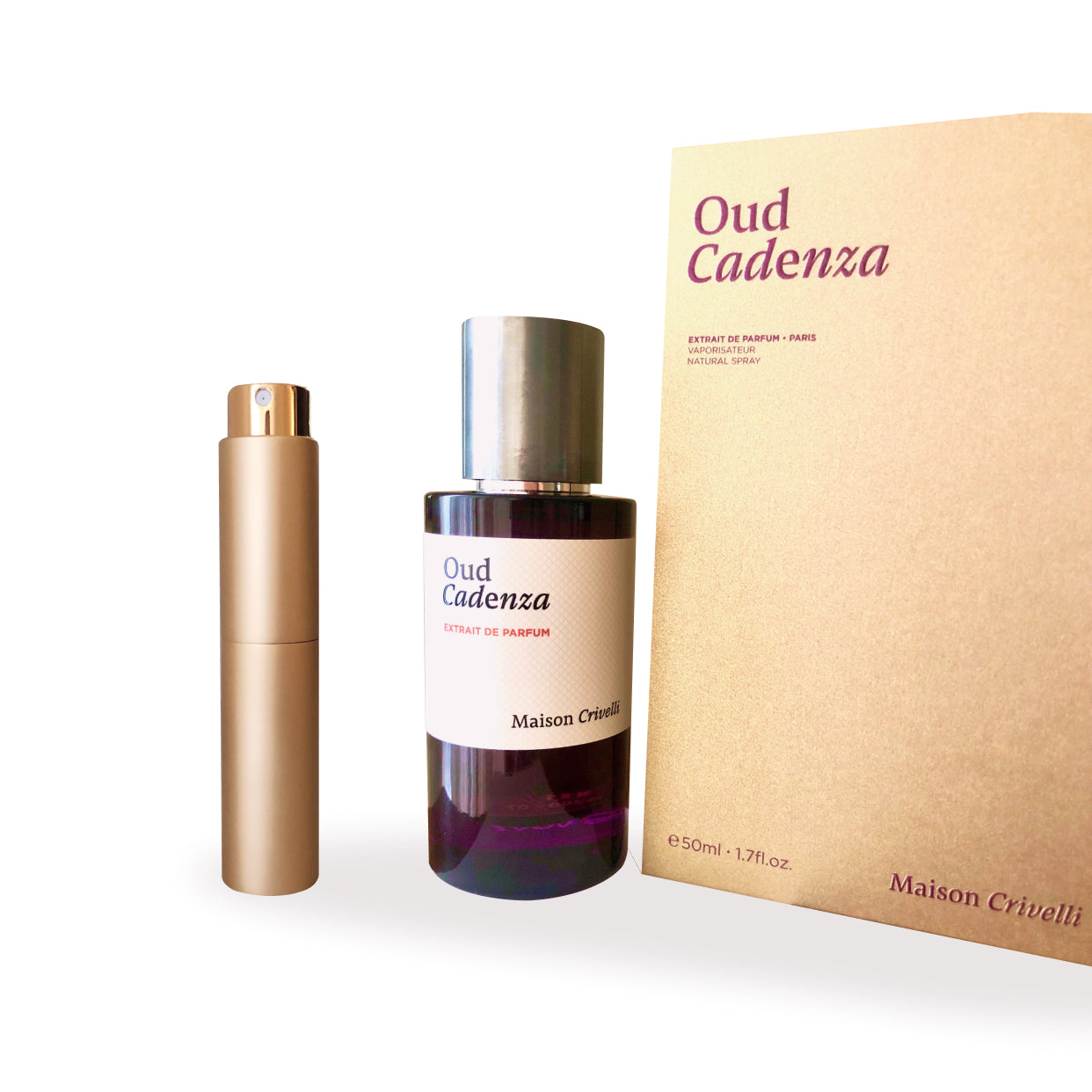 Maison Crivelli Oud Cadenza | Luxe 10ml Perfume Travel Spray