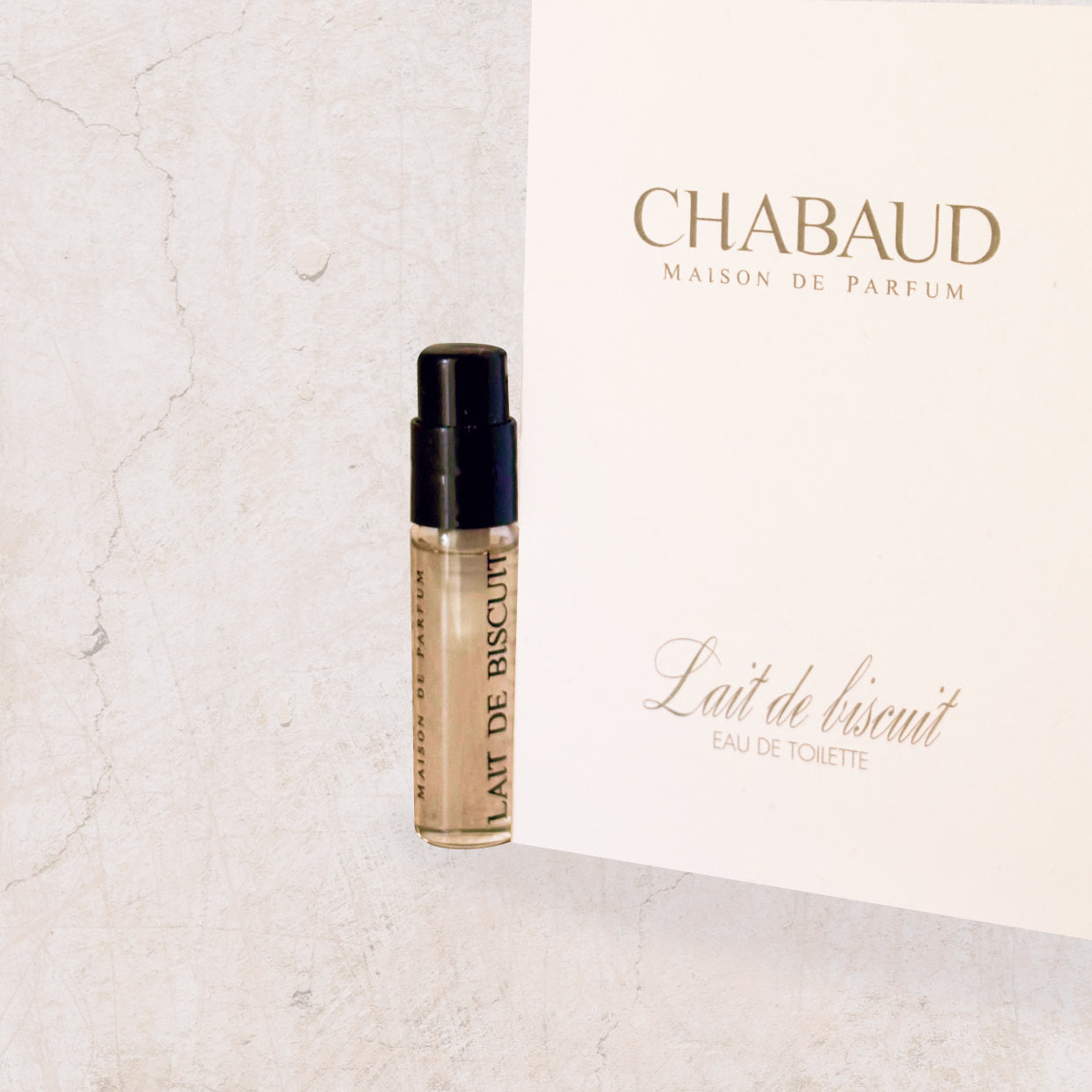 Chabaud Lait de Biscuit, 2ml Official Sample | Card