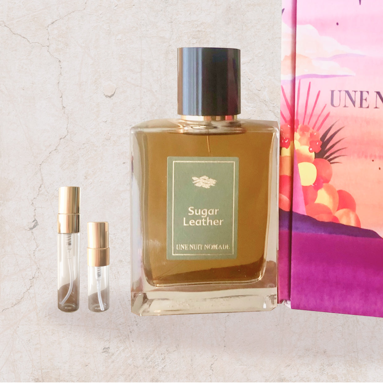 Une Nuit Nomade Sugar Leather Sample — 1ml/2ml/3ml/5ml