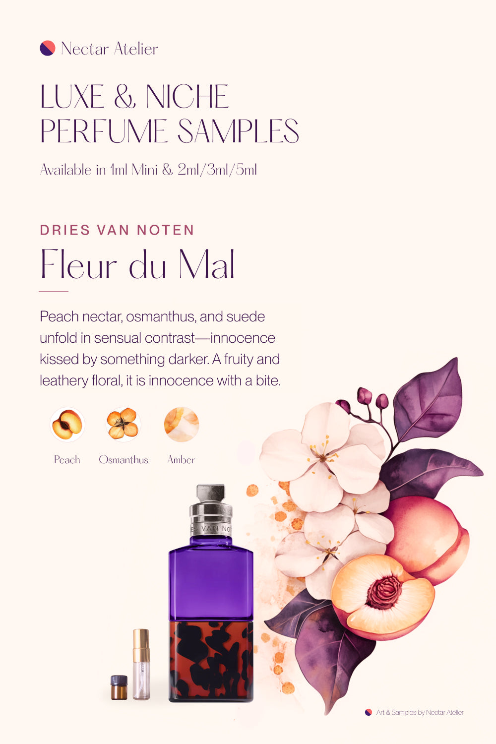 Dries Van Noten Fleur du Mal Luxe 1ml Perfume Sample