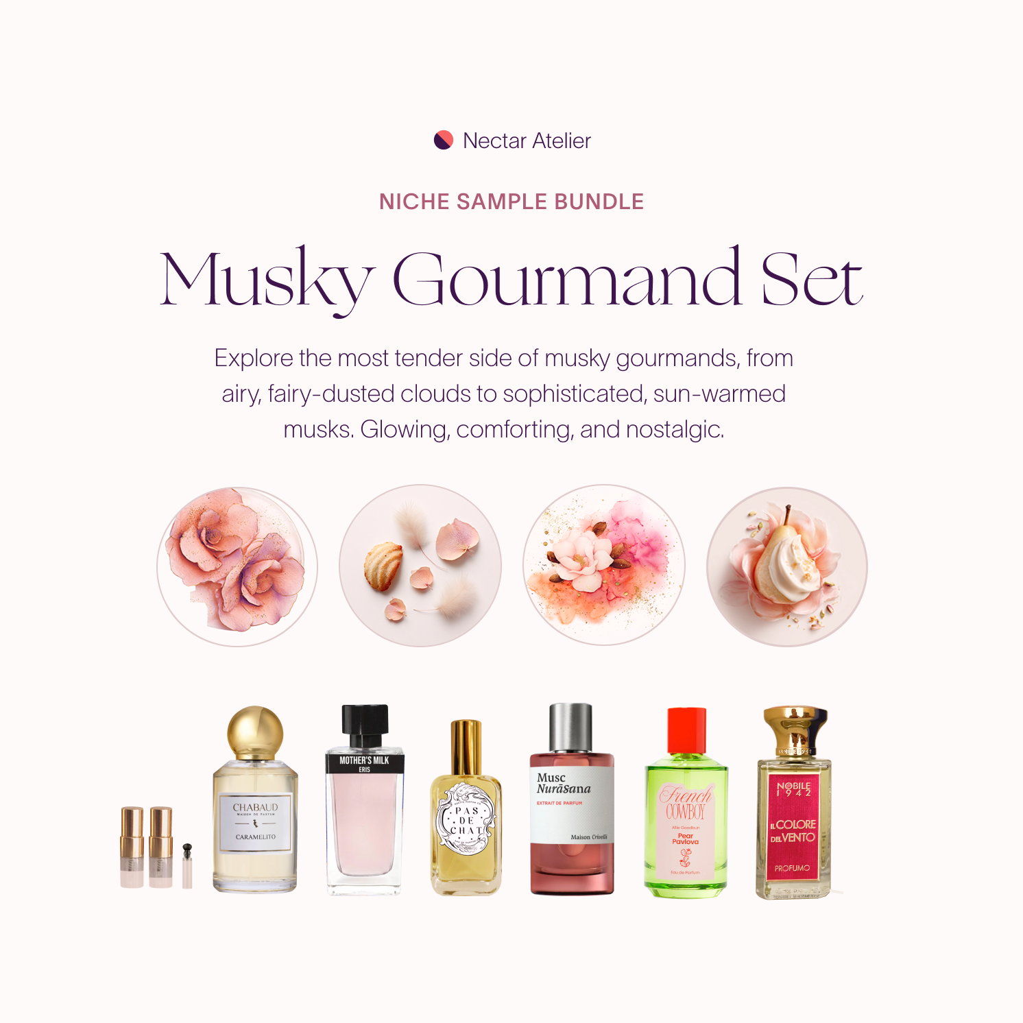 Musky Gourmand Set | Skin Scent Perfume Samples