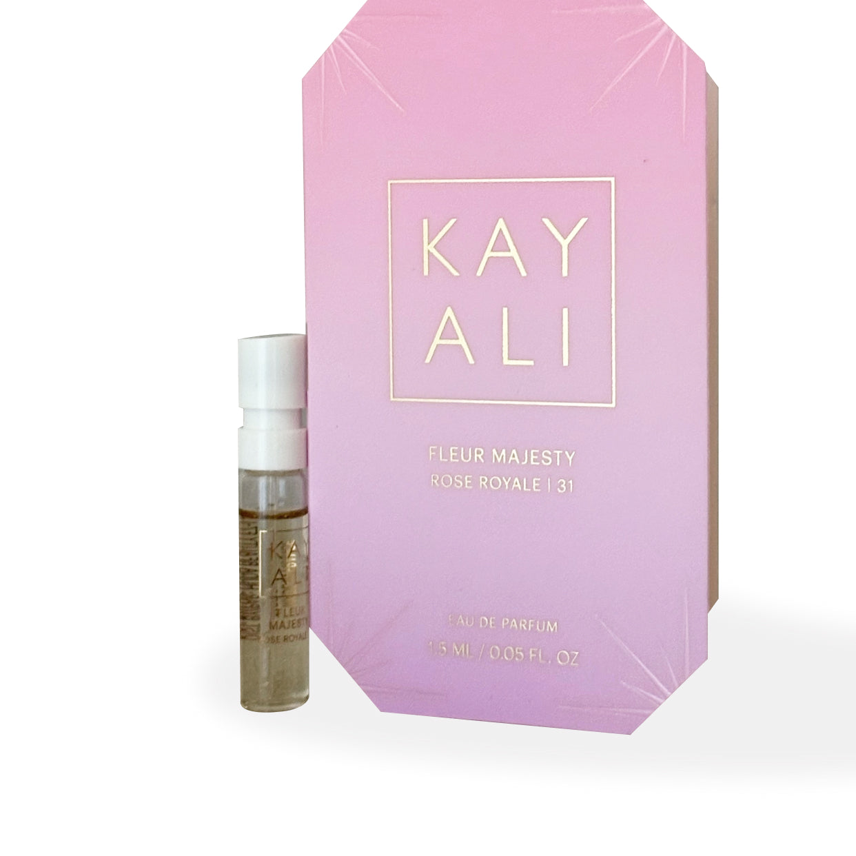 Kayali Fleur Majesty Rose Royale 31, 2ml Official Sample | Card