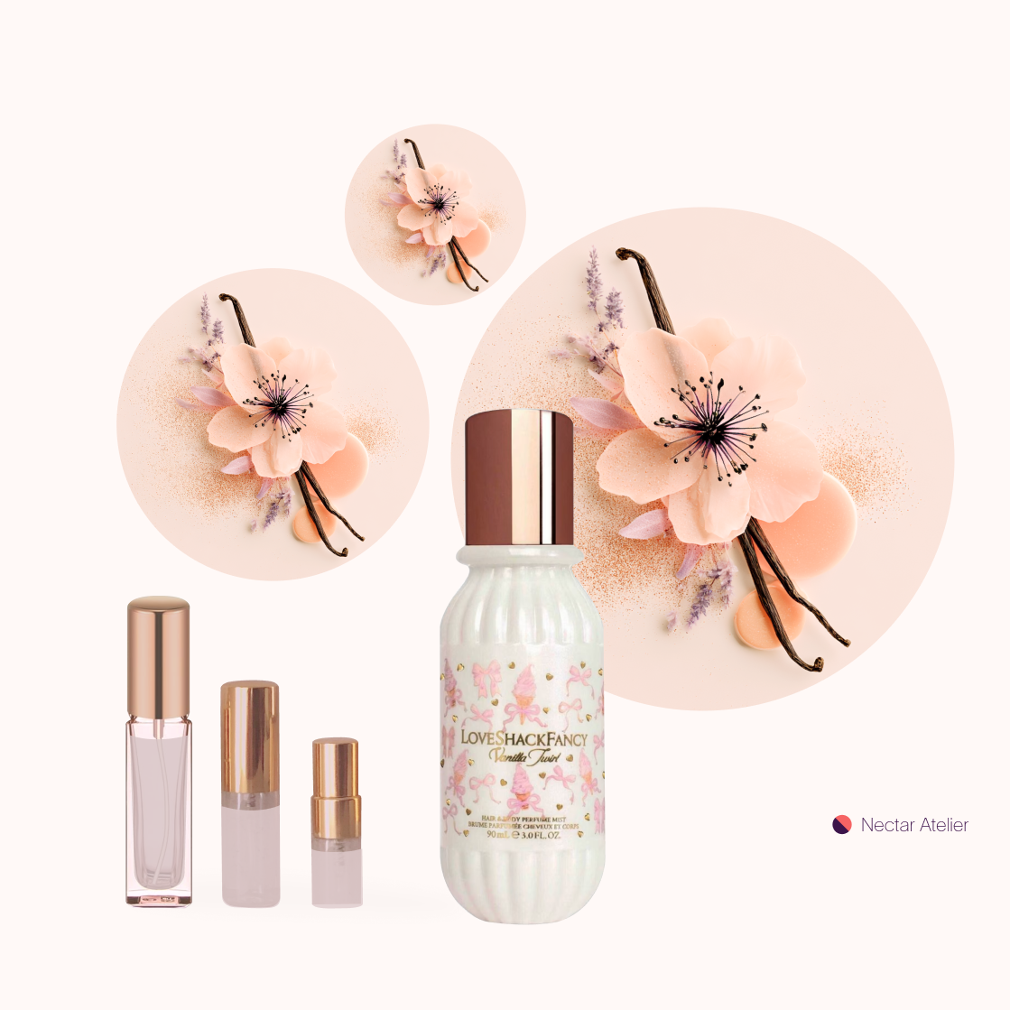LoveShackFancy Vanilla Twirl | Artisanal Samples & Decants 3ml 5ml 10ml by Nectar Atelier