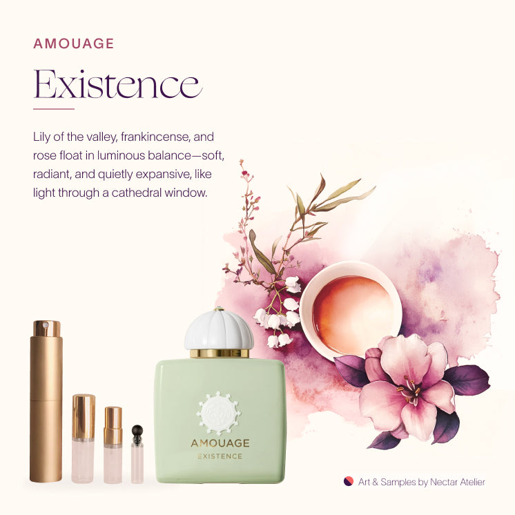 Amouage Existence Luxe Samples — 1ml/2ml/3ml/5ml