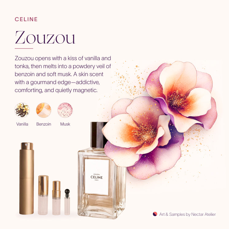 Celine Zouzou Luxe Samples — Eco-friendly & Artful