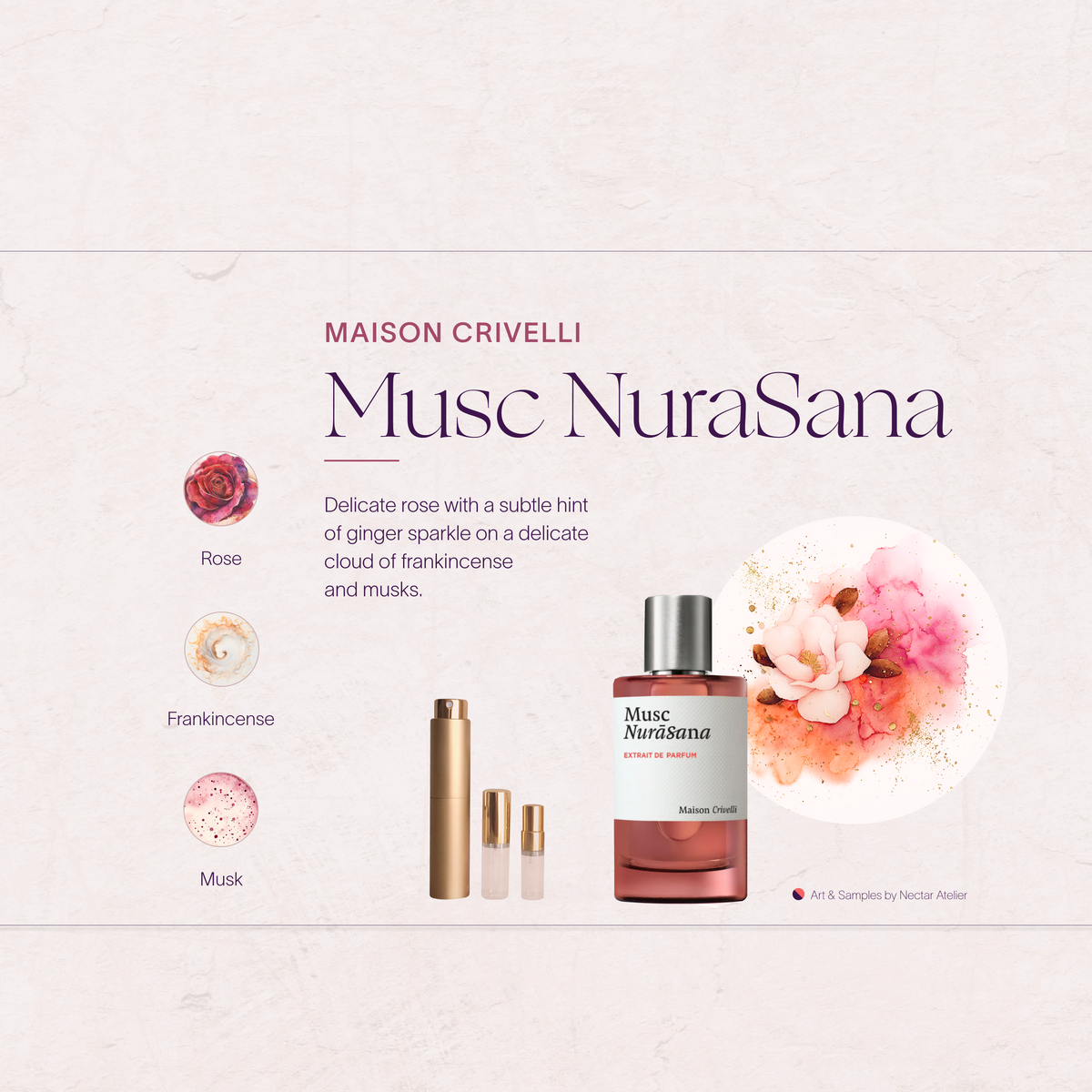 Musc NuraSana Maison Crivelli | 1ml - 5ml Samples