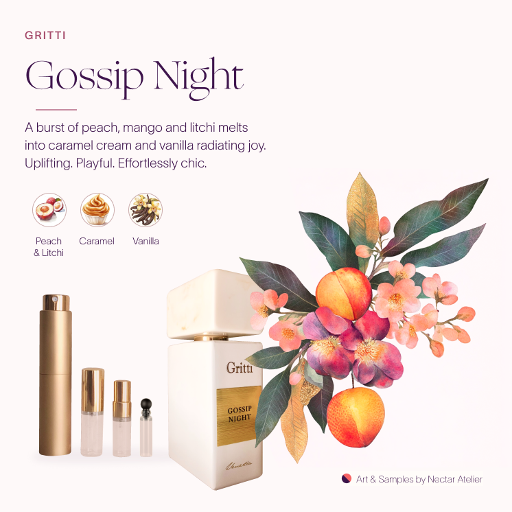 Gritti Gossip Night Luxe Samples — Eco-friendly & Artful