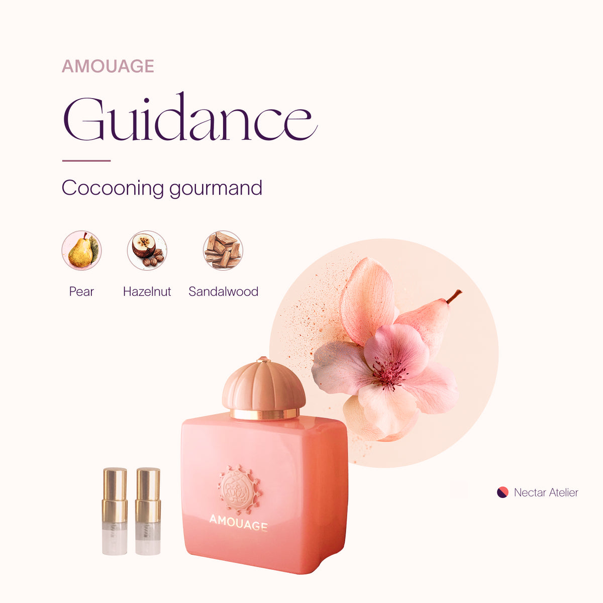 Luxe artful eco samples of Guidance by Amouage by Nectar Atelier