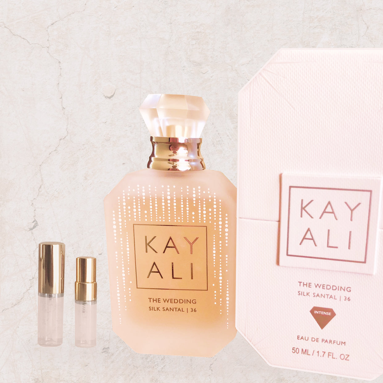 Kayali Silk Santal Samples