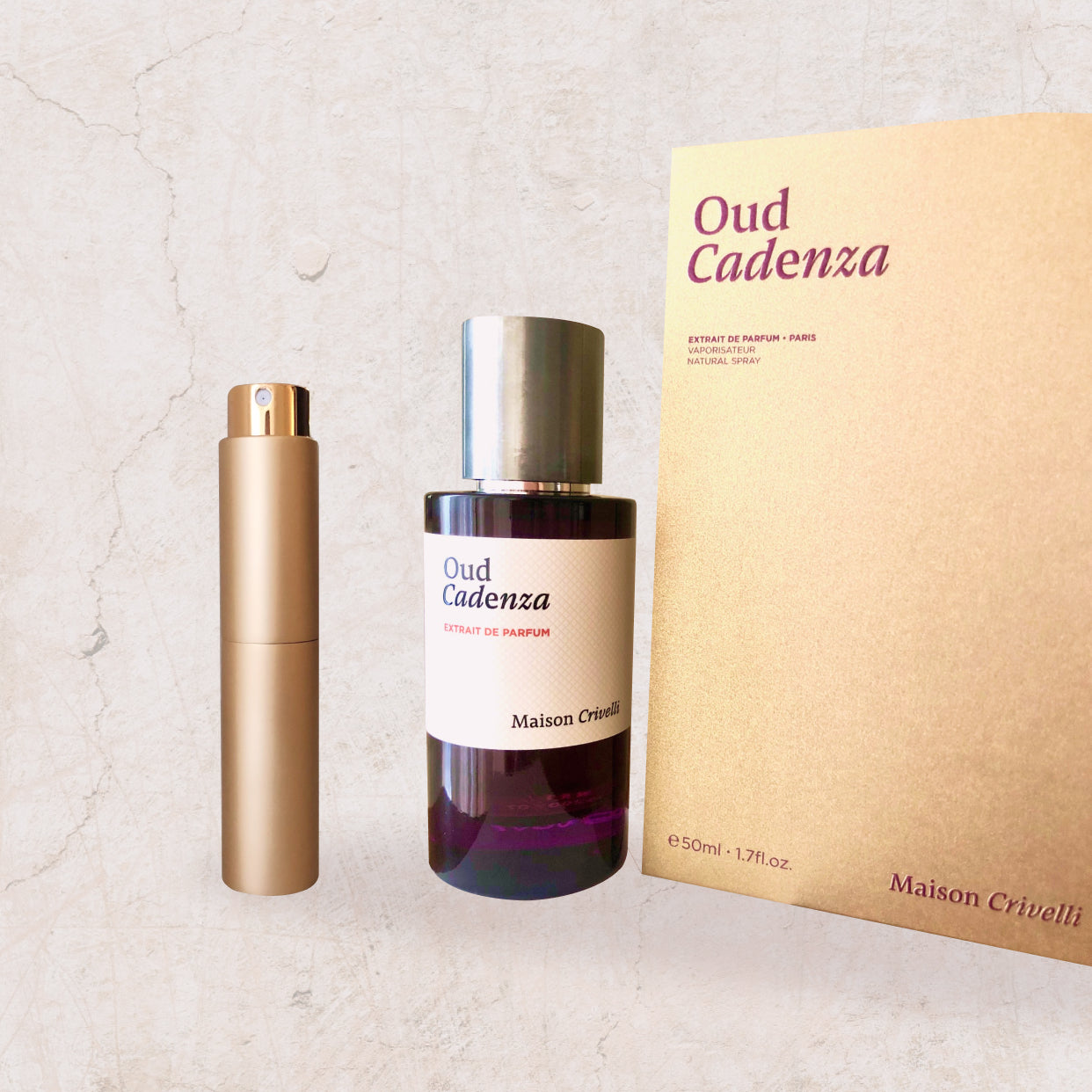 Maison Crivelli Oud Cadenza | Luxe 10ml Perfume Travel Spray