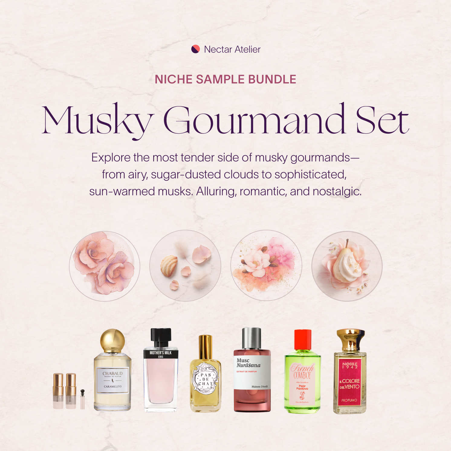 Musky Gourmand Set | Skin Scent Perfume Samples