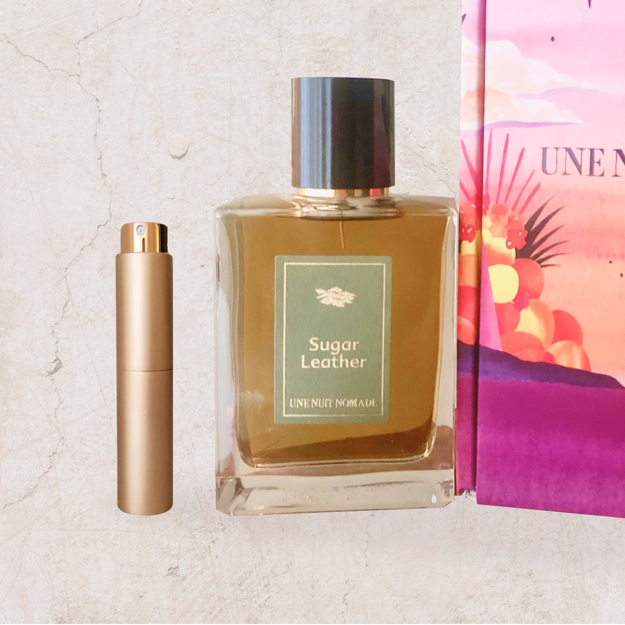 Une Nuit Nomade Sugar Leather | Luxe 10ml Perfume Travel Spray