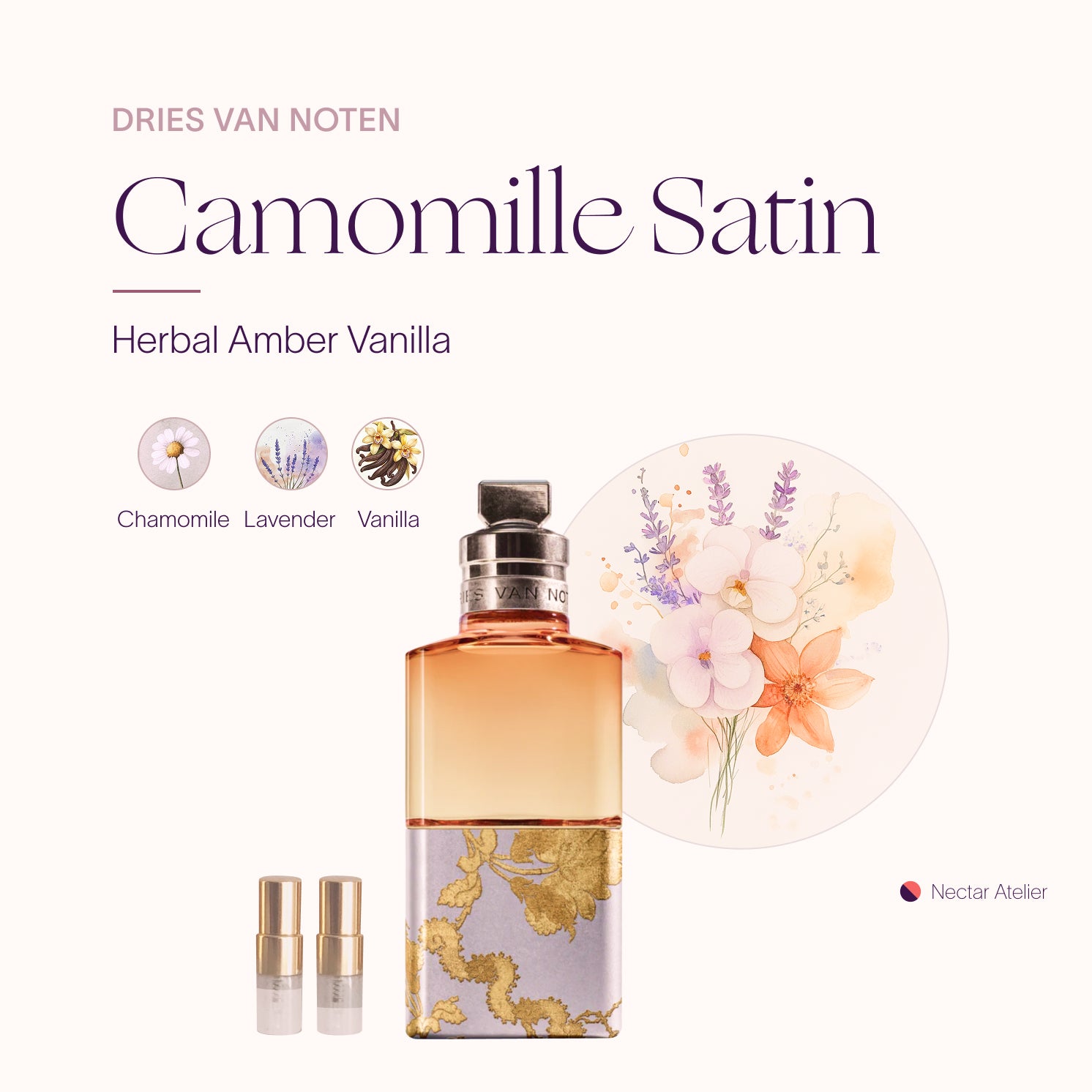 Camomille Satin DVN | Luxe Sample