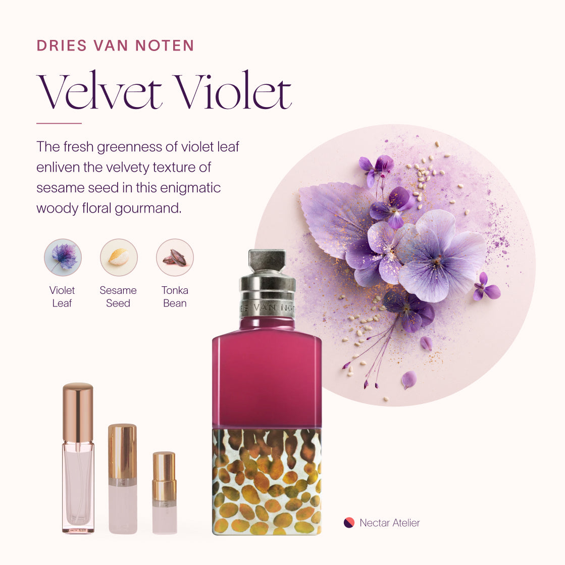 Dries Van Noten Velvet Violet Luxe Sample 2ml, 3ml, 5ml, 10ml