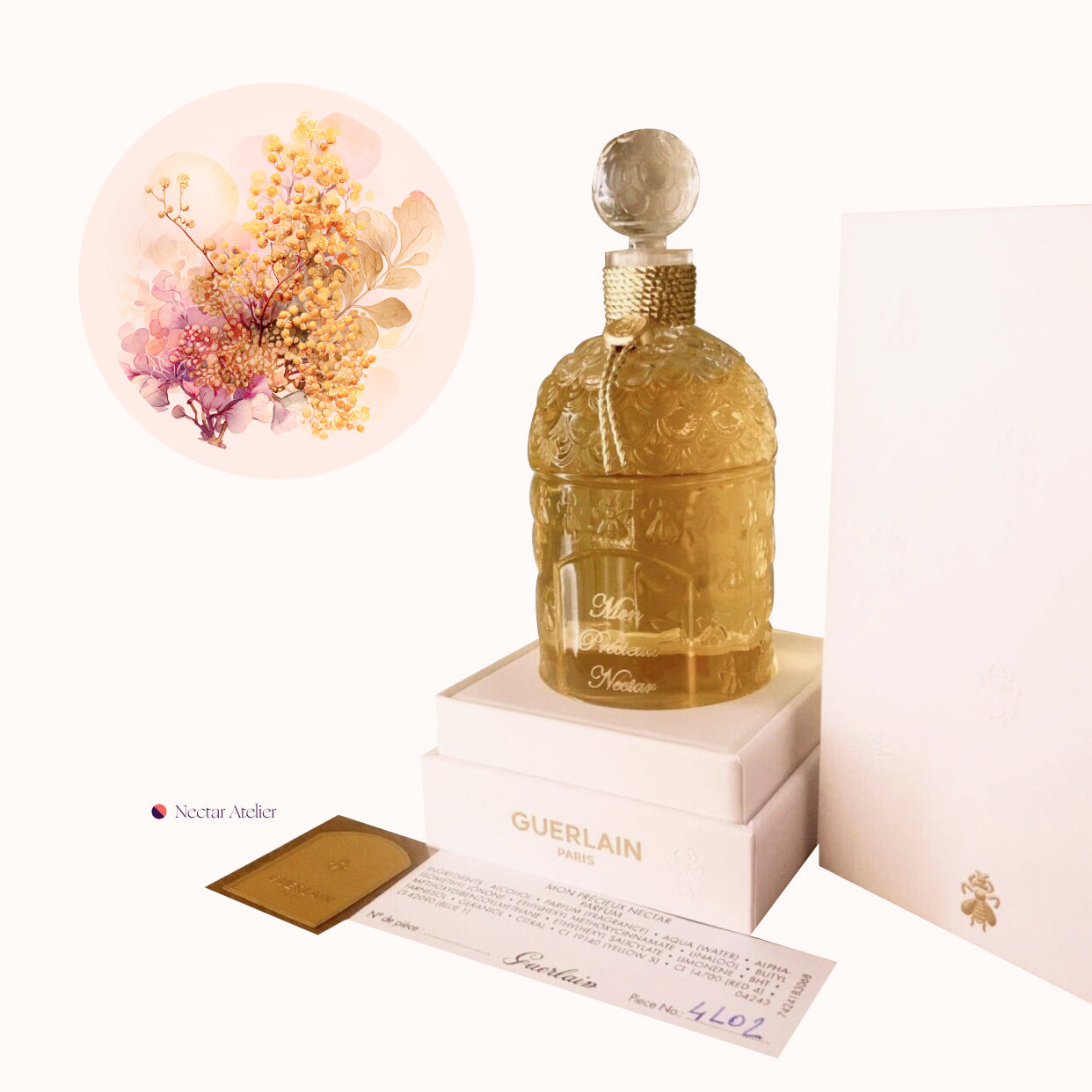 Guerlain Mon Précieux Nectar EDP 125ml 4.2oz Bee Bottle - Rare