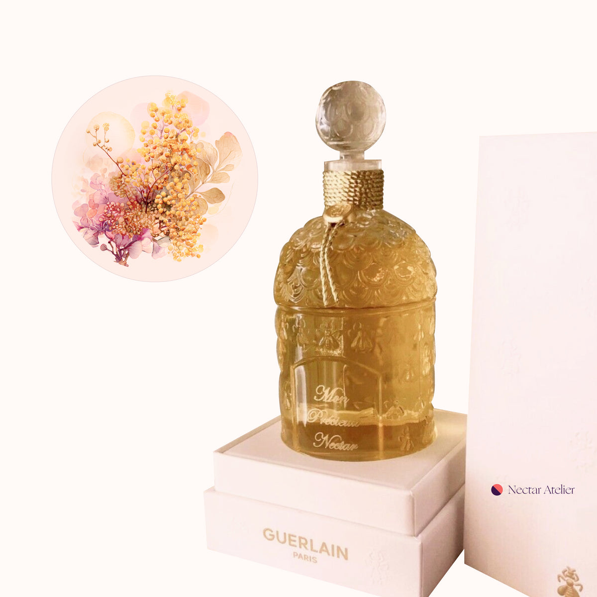 Guerlain Mon Précieux Nectar EDP 125ml 4.2oz Bee Bottle - Rare