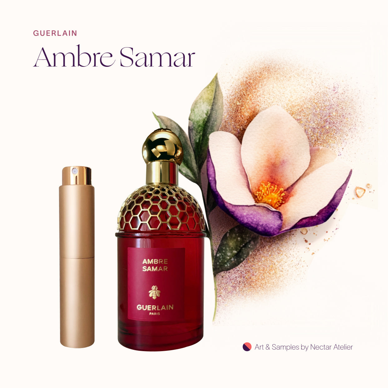 Guerlain Ambre Samar | Luxe 10ml Travel Spray
