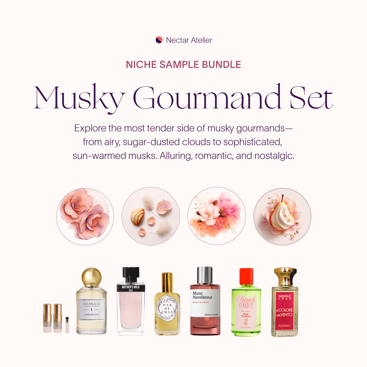 Musky Gourmand Set | Skin Scent Perfume Samples