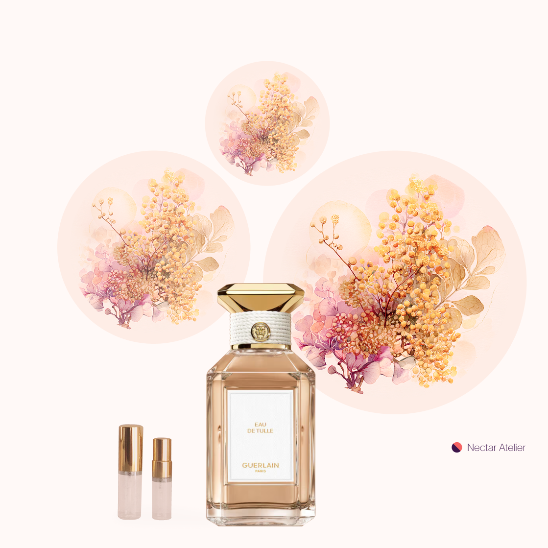 Eau de Tulle EDP | Luxe Samples 1mk, 2ml 3ml, 5ml by Nectar Atelier