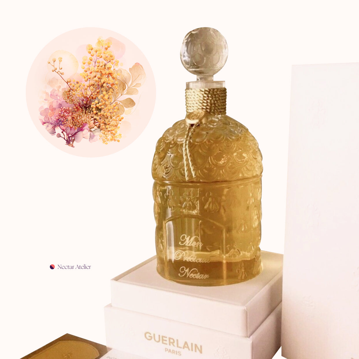 Guerlain Mon Précieux Nectar EDP 125ml 4.2oz Bee Bottle - Rare