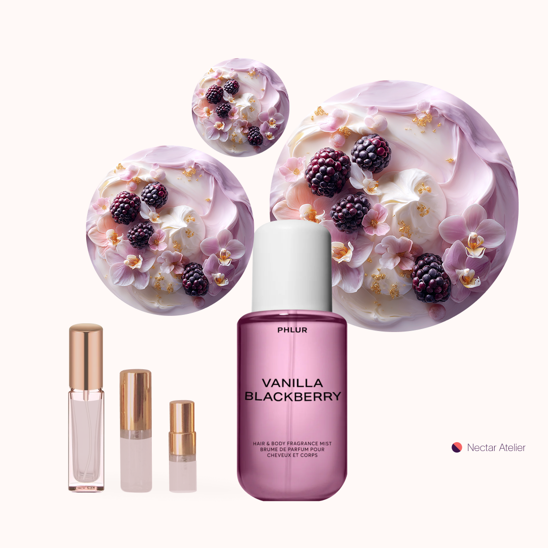 Phlur Vanilla Blackberry | Artisanal Samples & Decants 3ml 5ml 10ml by Nectar Atelier