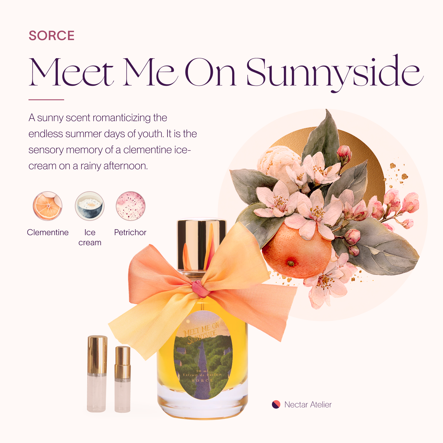 Sorce Meet Me On Sunnyside Sample - Art Collage - Nectar Atelier
