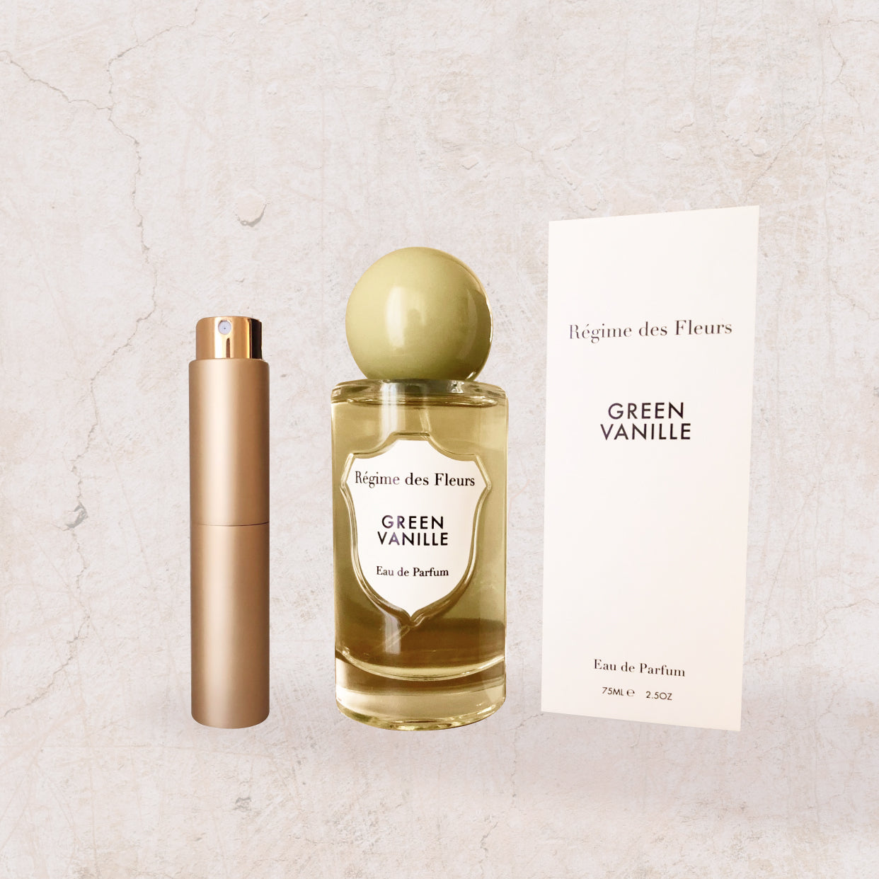 Régime des Fleurs Green Vanille Luxe 10ml Perfume Travel Spray