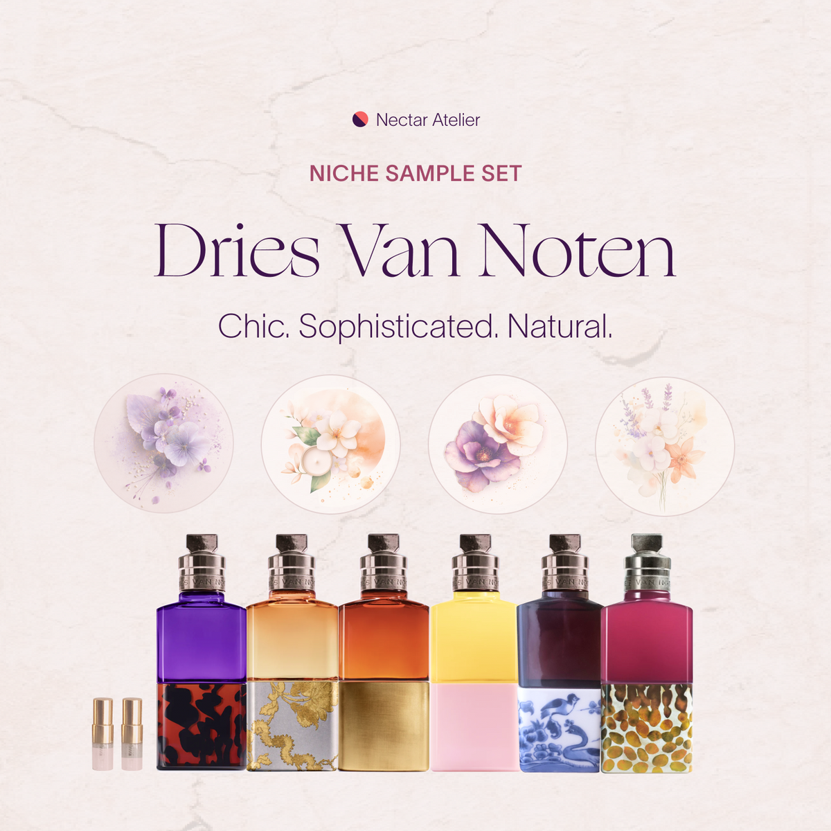 Dries Van Noten Perfume Sample Set 1ml 2ml by Nectar Atelier