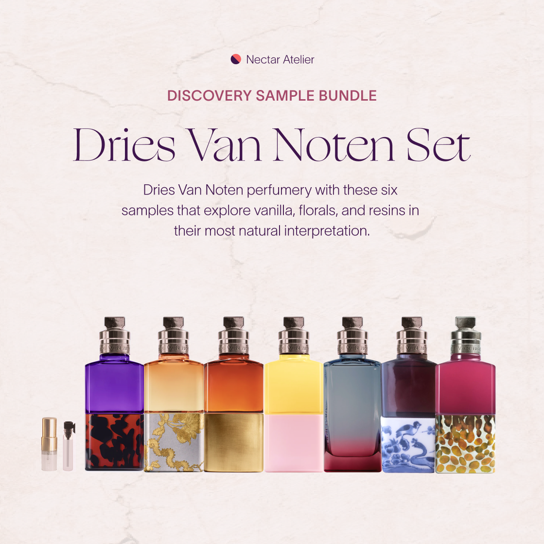 Dries Van Noten Perfume Sample Set 1ml 2ml by Nectar Atelier