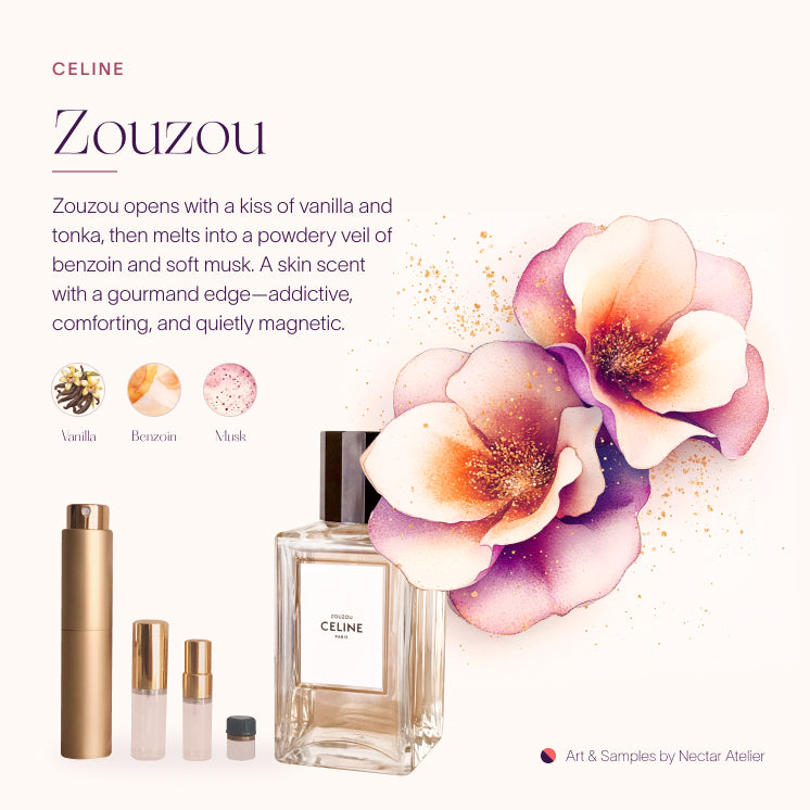 香水(ユニセックス) CELINE HAUTE PARFUMERIE ZOUZOU セリーヌ」の新作パフューム“ズーズー（ZOUZOU）”のキャンペーン